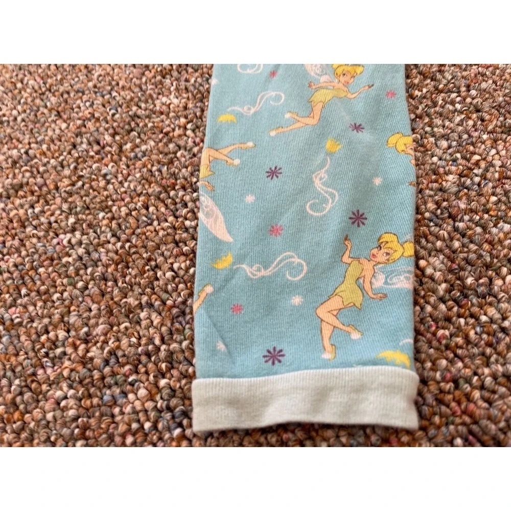 Girls Blue Tinkerbell PJ Pants 4T - Picture 2 of 3